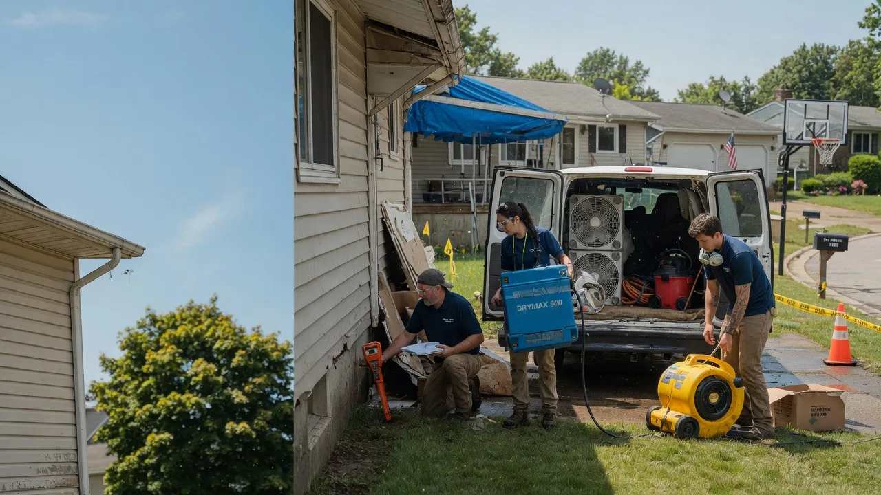 Ceiling Leak Cleanup in Upland, IN near me